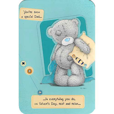Bear with Pillow Me to You Bear Fathers Day Card £2.25